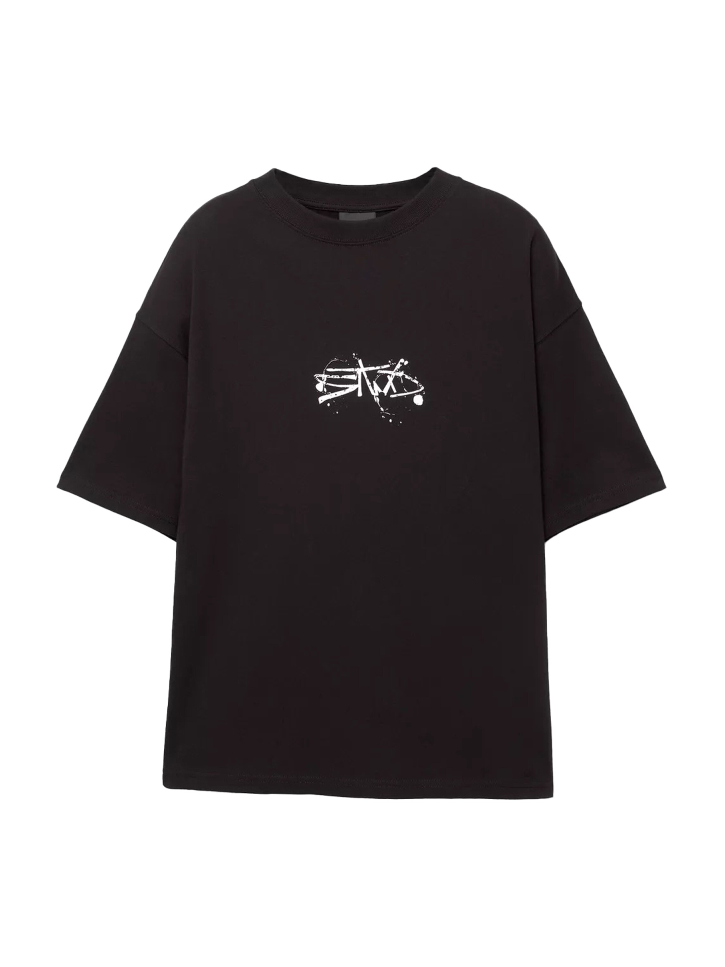 Pull&Bear T-Shirt in Schwarz: Vorderseite