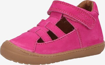 RICHTER First-Step Shoes in Pink: front