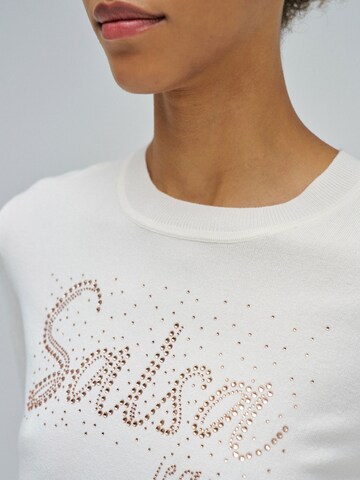 Pull-over Salsa Jeans en blanc