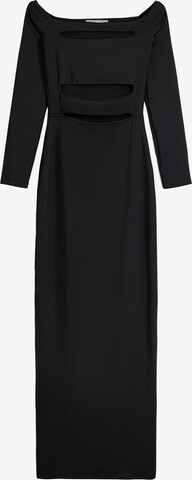 Bershka Dress in Black: front