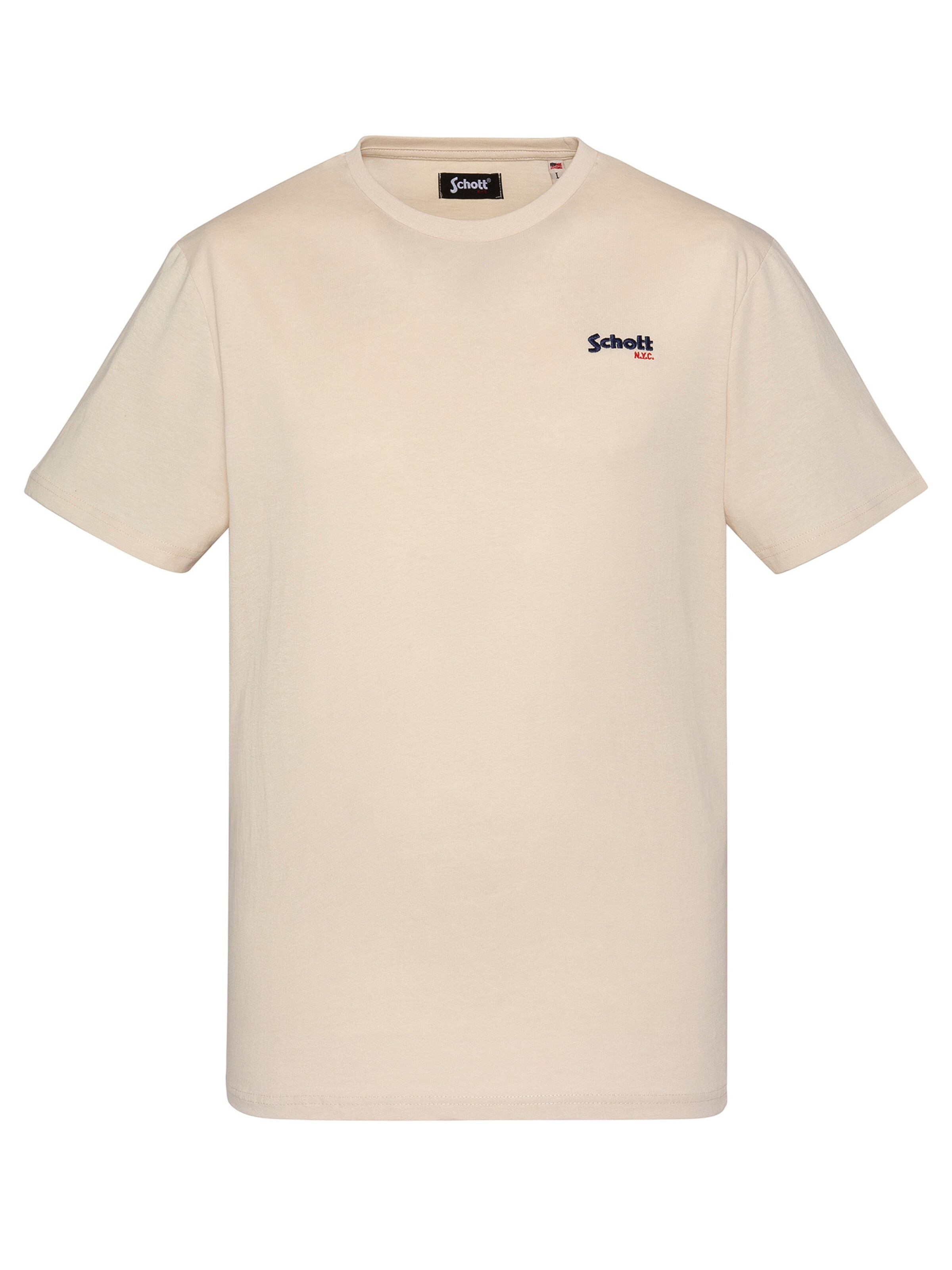Schott NYC Shirt‌‌ in Beige: Vorderseite
