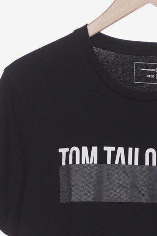 TOM TAILOR DENIM T-Shirt L in Schwarz