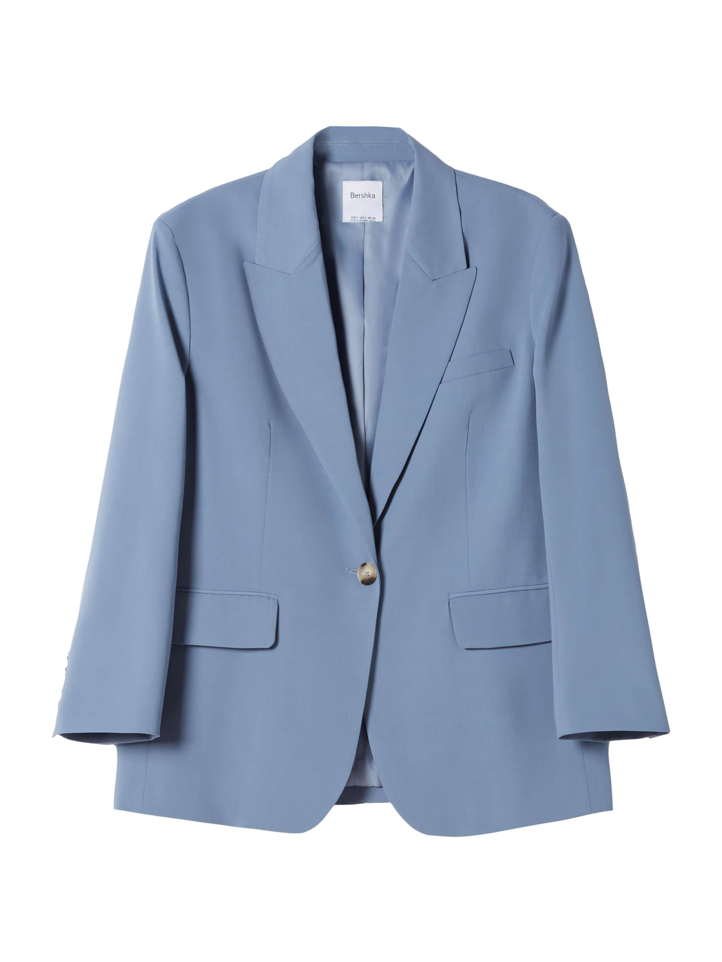 Bershka Blazer in Blue: front