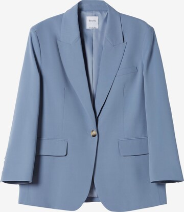 Blazer di Bershka in blu: frontale