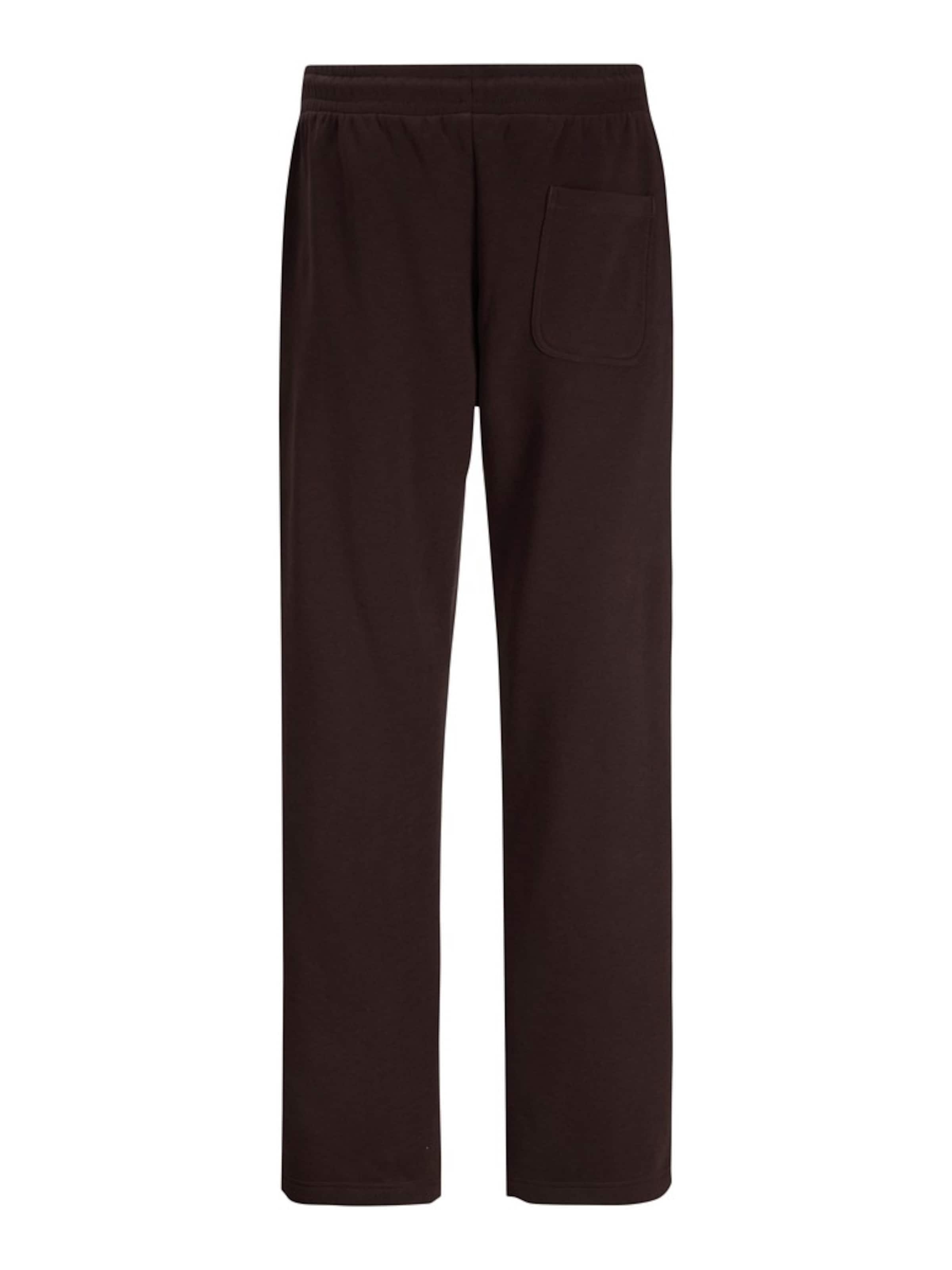 JACK & JONES Wide Leg Bukser 'JPSTBILL BRADLEY' i brun