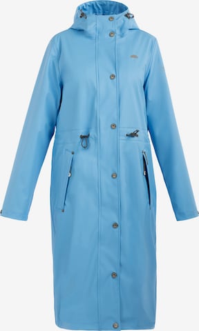 Schmuddelwedda Raincoat in Blue: front