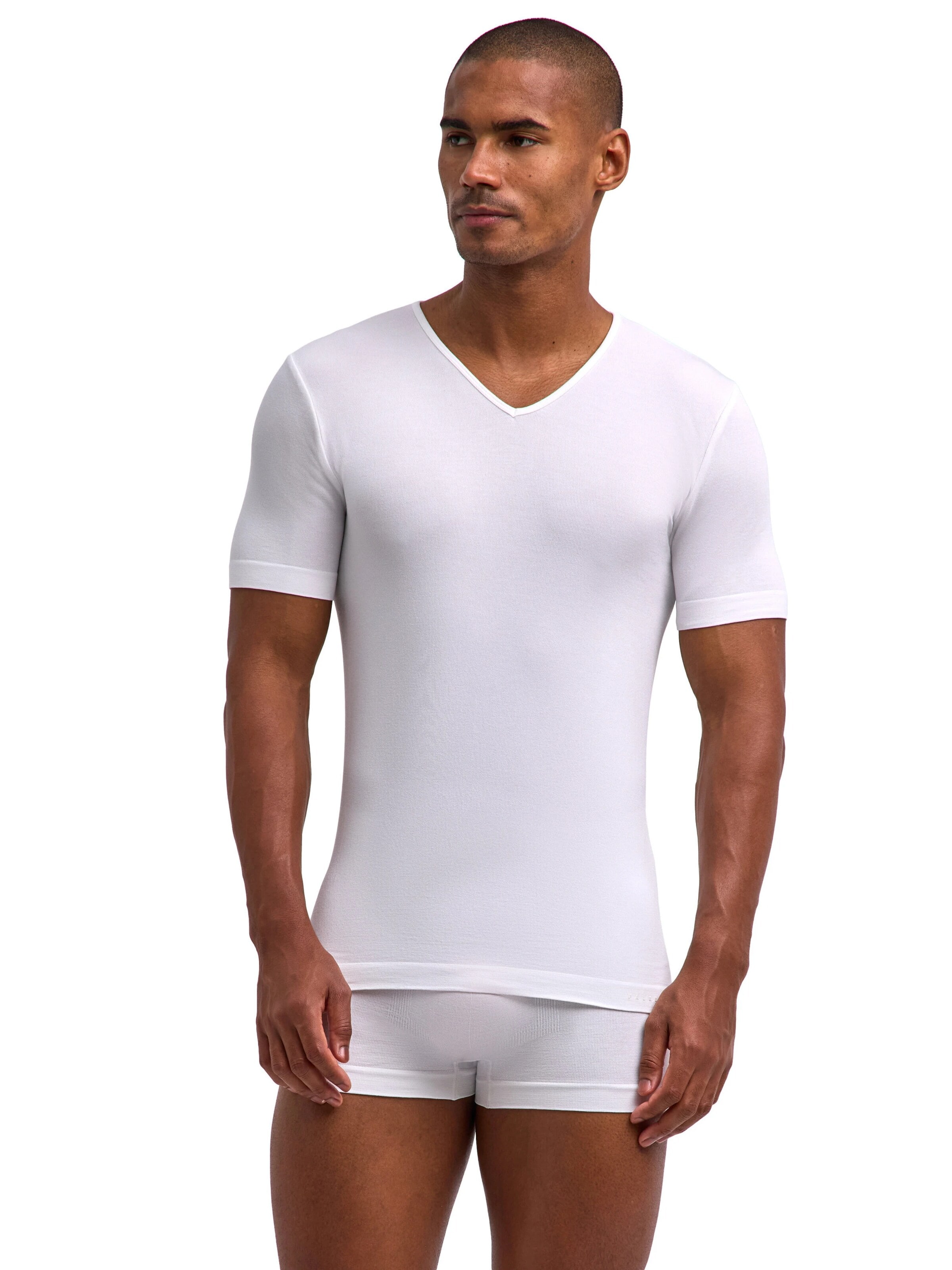 FALKE Undershirt 'Seamless' in White: front
