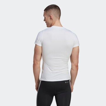 T-Shirt fonctionnel ADIDAS PERFORMANCE en blanc