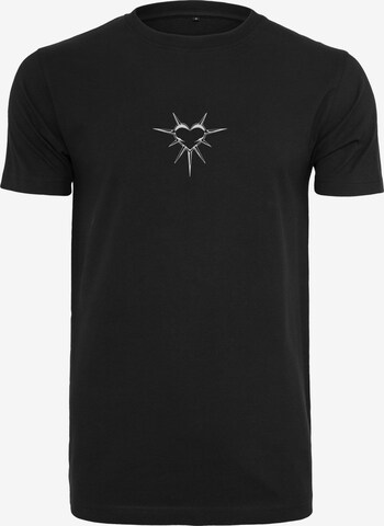 Mister Tee Shirt 'Spike Heart' in Black: front