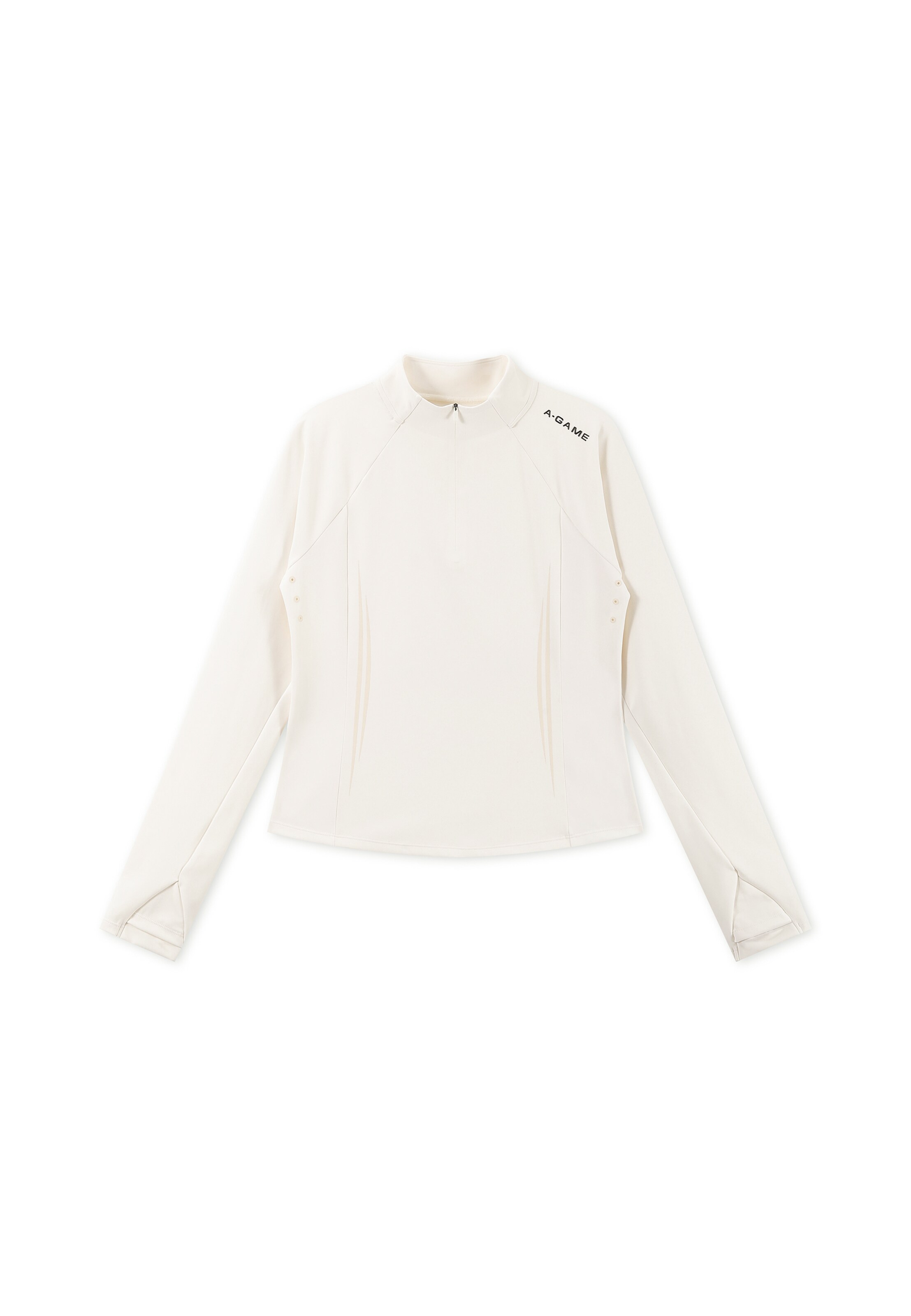 A-Game - Top deportivo en beige: frente