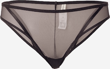 Slip Scandale éco-lingerie en noir : devant