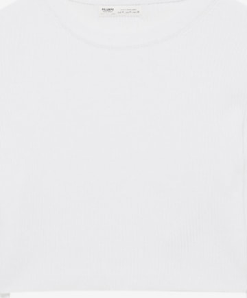 Pull&Bear Sweater in White: front