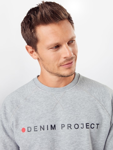 Denim Project Regular fit Μπλούζα φούτερ σε γκρι