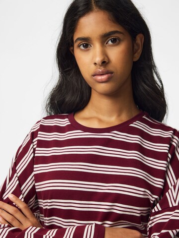 PIECES Shirt 'PCAlli' in Rot