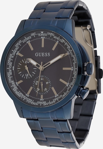 GUESS - Relógios analógicos em azul: frente