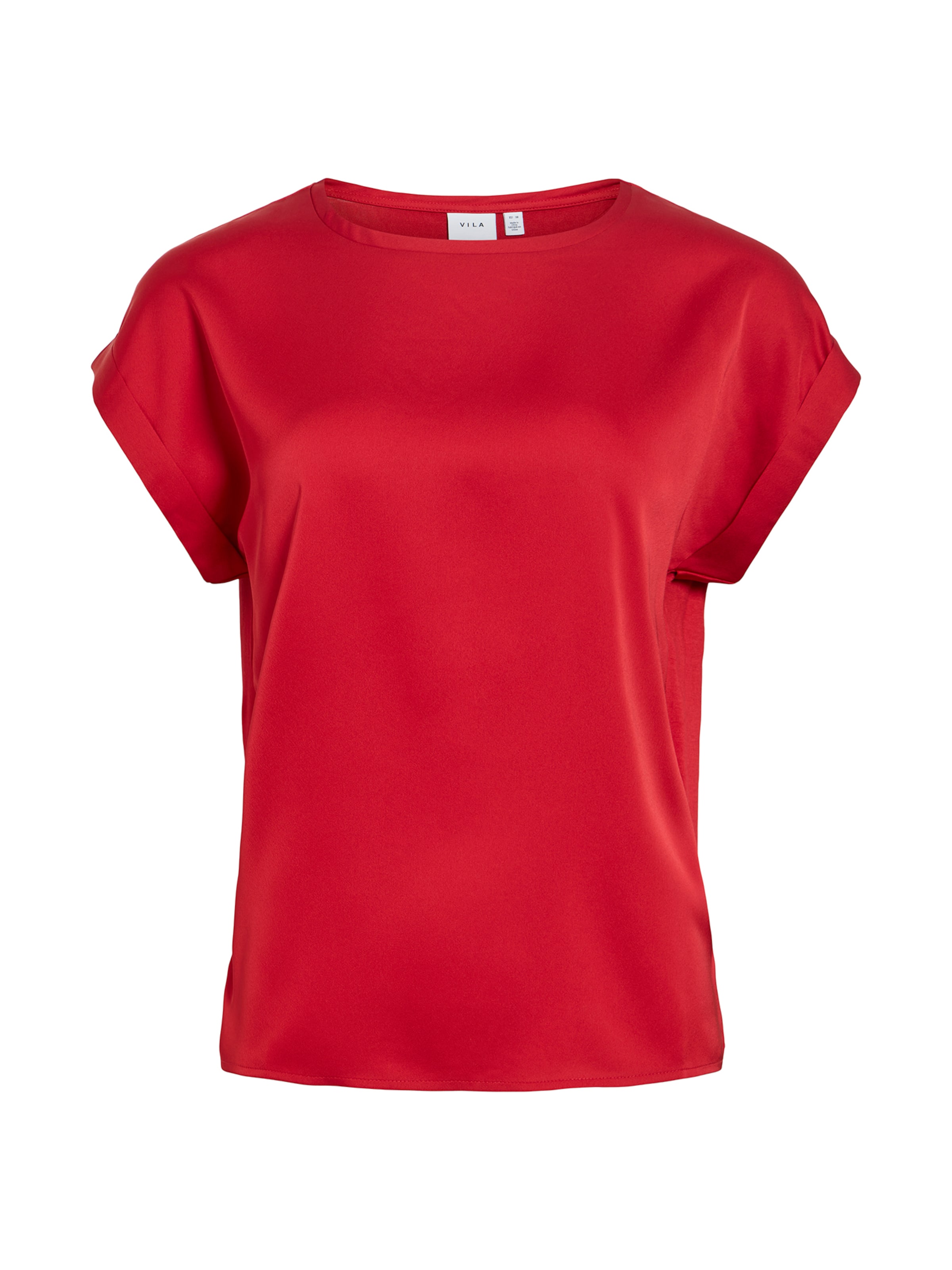 VILA Bluse 'VIEllette' i rød: forside