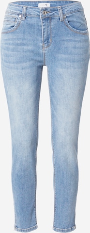 Regular Jeans 'Amania' de la Hailys pe albastru: față