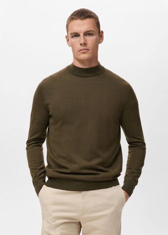 MANGO MAN Sweater in Green: front