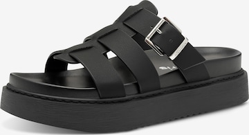 Mule Tamaris en noir : devant