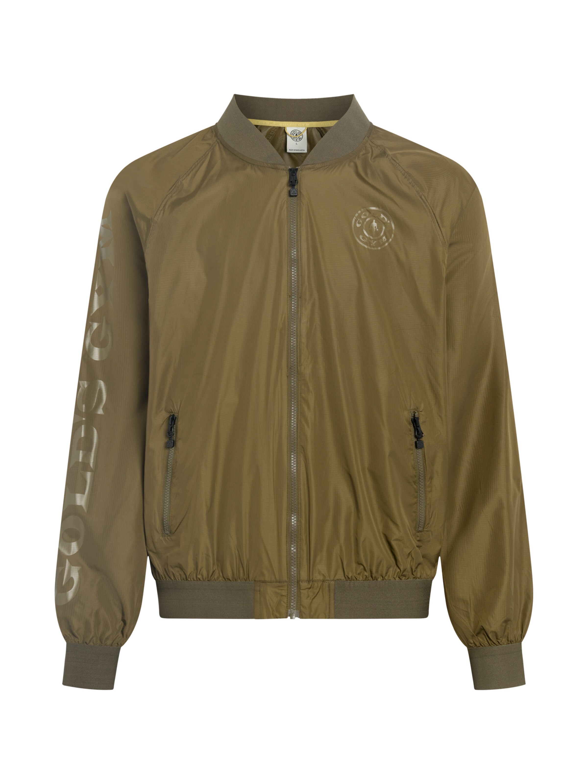 GOLD´S GYM APPAREL Between-season jacket 'Dave' in Green: front
