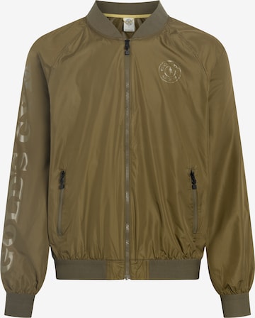GOLD´S GYM APPAREL Between-Season Jacket 'Dave' in Green: front