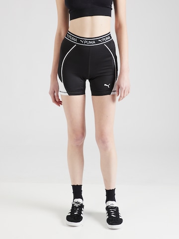PUMA Skinny Sportovní kalhoty 'TRAIN STRONG 5' – černá: přední strana