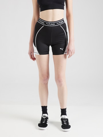 PUMA Skinny Sportbroek 'TRAIN STRONG 5' in Zwart: voorkant