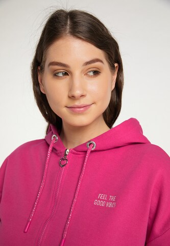 MYMO Sweatjacke in Pink