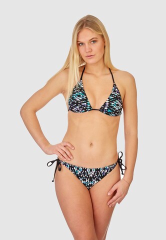 BECO the world of aquasports Triangle Bikini 'Eactive Side Tie' in Black: front