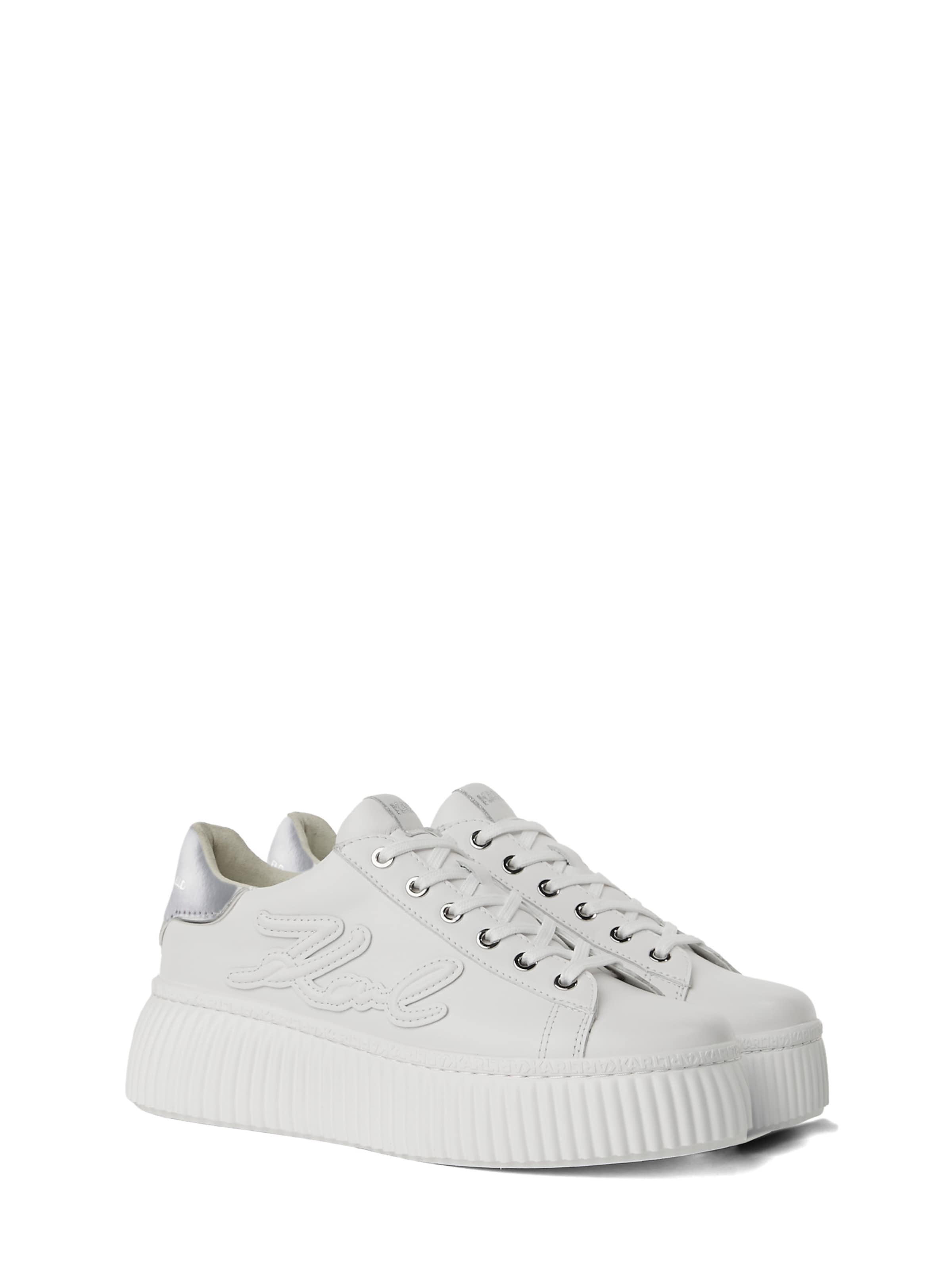 Sneaker bassa di Karl Lagerfeld in bianco: frontale