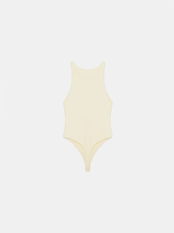 Dilvin - Blusa body em amarelo