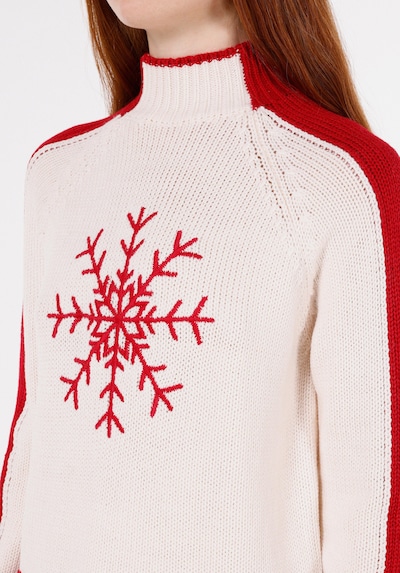 Colin's Sweater in Light beige / Red, Item view