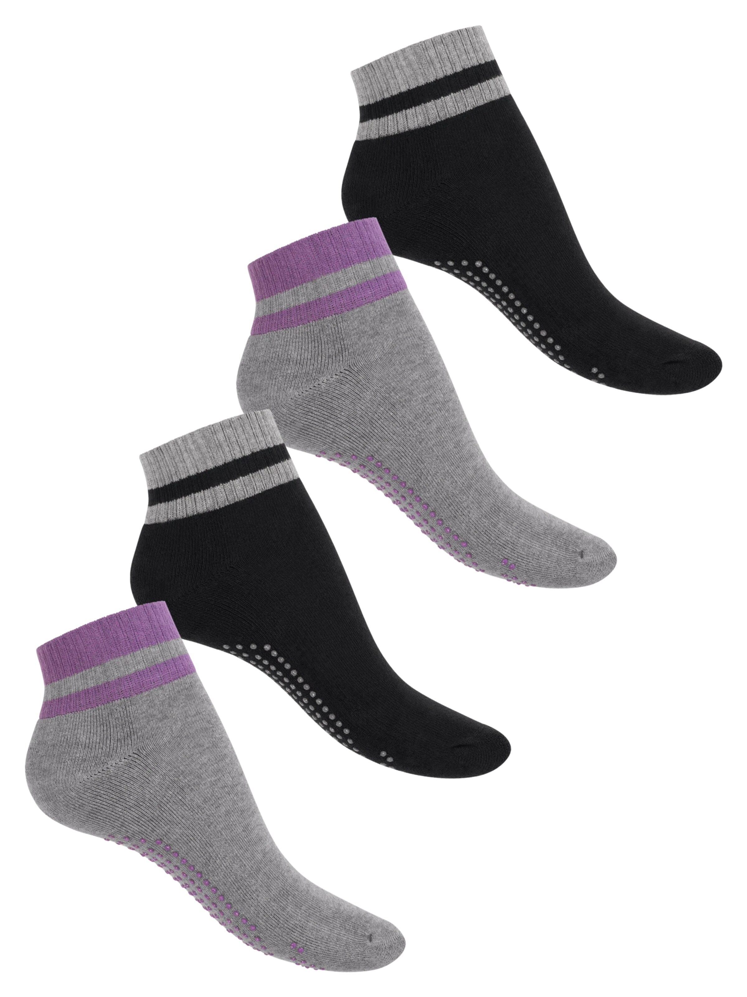 celodoro Athletic Socks 'Yoga' in 35-38 in mottled purple, Item view