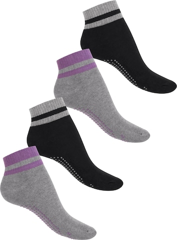 celodoro Athletic Socks 'Yoga' in Purple: front