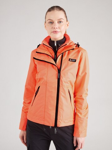 Veste mi-saison Superdry en orange : devant