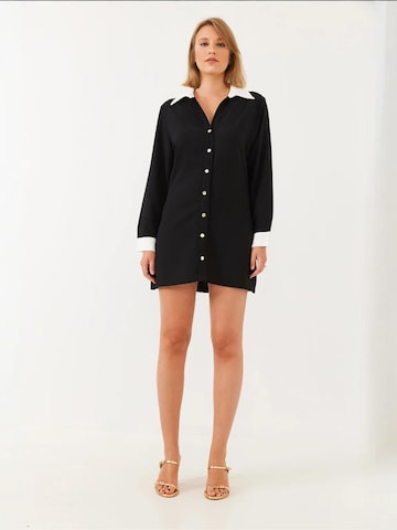 Bianco Lucci Blousejurk in Zwart
