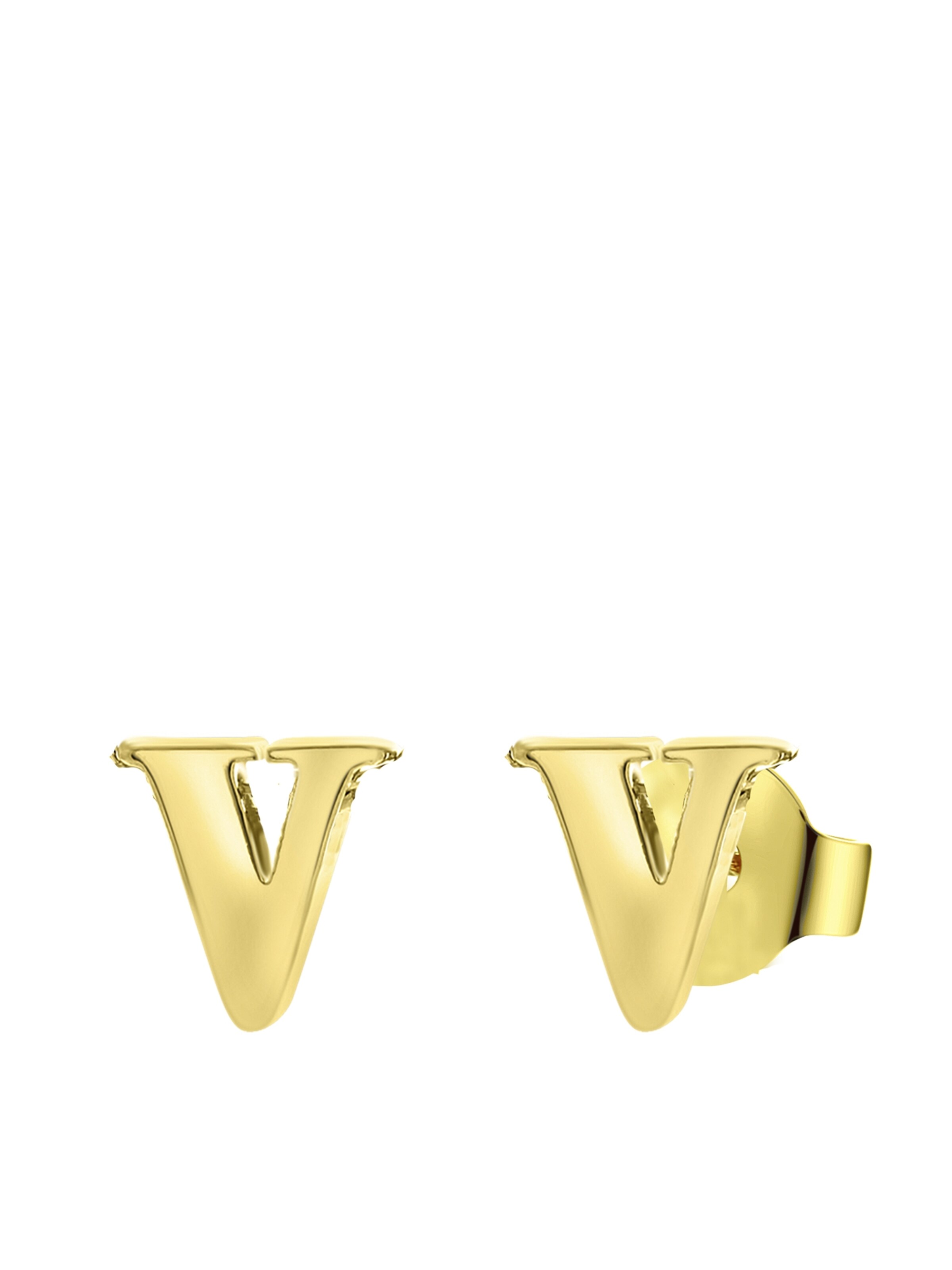 Lucardi Oorbellen in Goud: voorkant