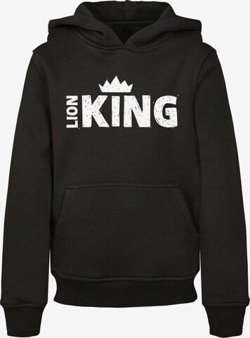 F4NT4STIC Sweatshirt 'Disney König Der Löwen Movie Crown' in Black: front
