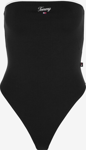 Tommy Jeans Bodysuit in Black: front