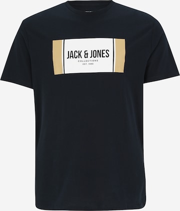 Jack & Jones PlusMajica 'JJHAYATO' - plava boja: prednji dio