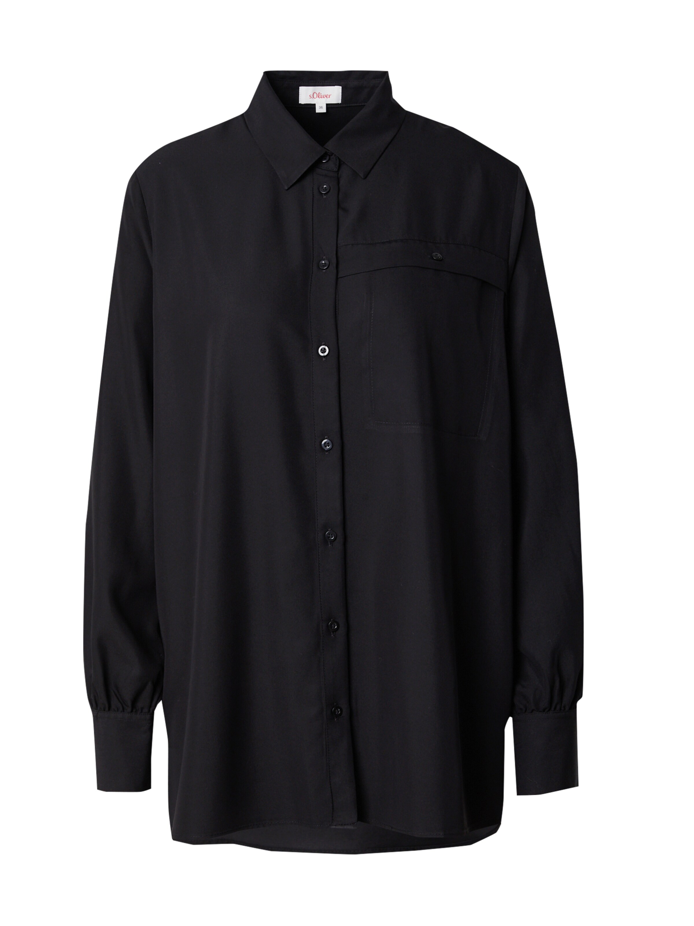 Chemisier s.Oliver en noir : devant