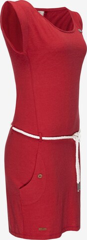 Ragwear Sukienka 'Tag' w kolorze czerwony