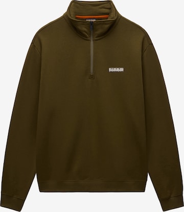 NAPAPIJRI Sweatshirt in Green: front