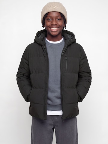 Jack & Jones Junior Χειμερινό μπουφάν 'JJEBecks' σε μαύρο: μπροστά