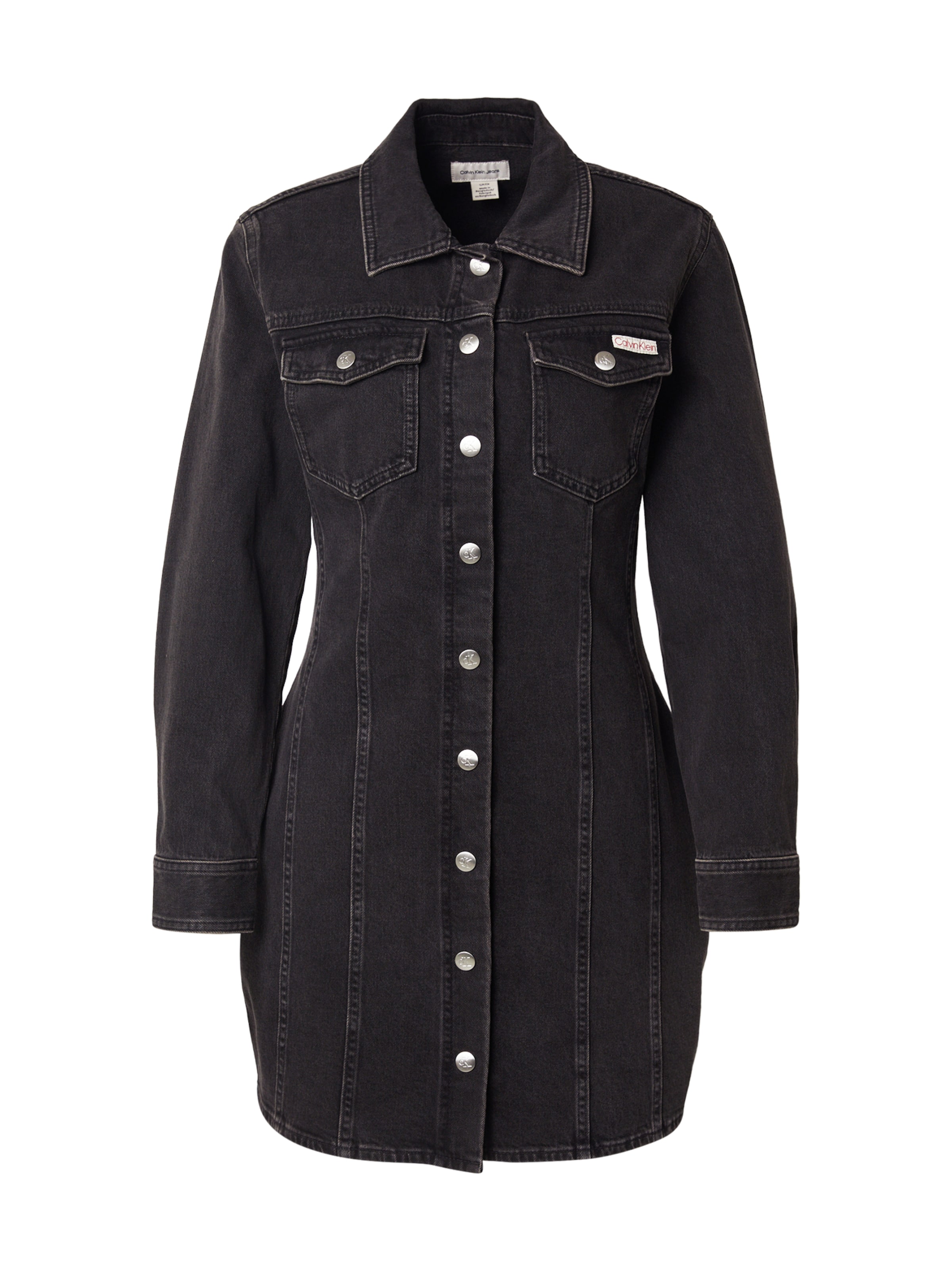 Calvin Klein Jeans Kleit 'ESSENTIAL', värv must: eest vaates