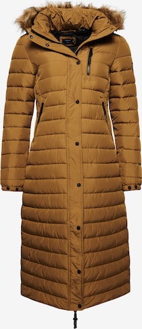 Superdry Wintermantel in Beige: voorkant