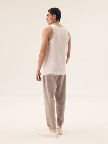 Maglietta 'Unterhemd Move im 2er-Pack, Tanktop mit Rundhalsausschnitt' di Henderson in bianco