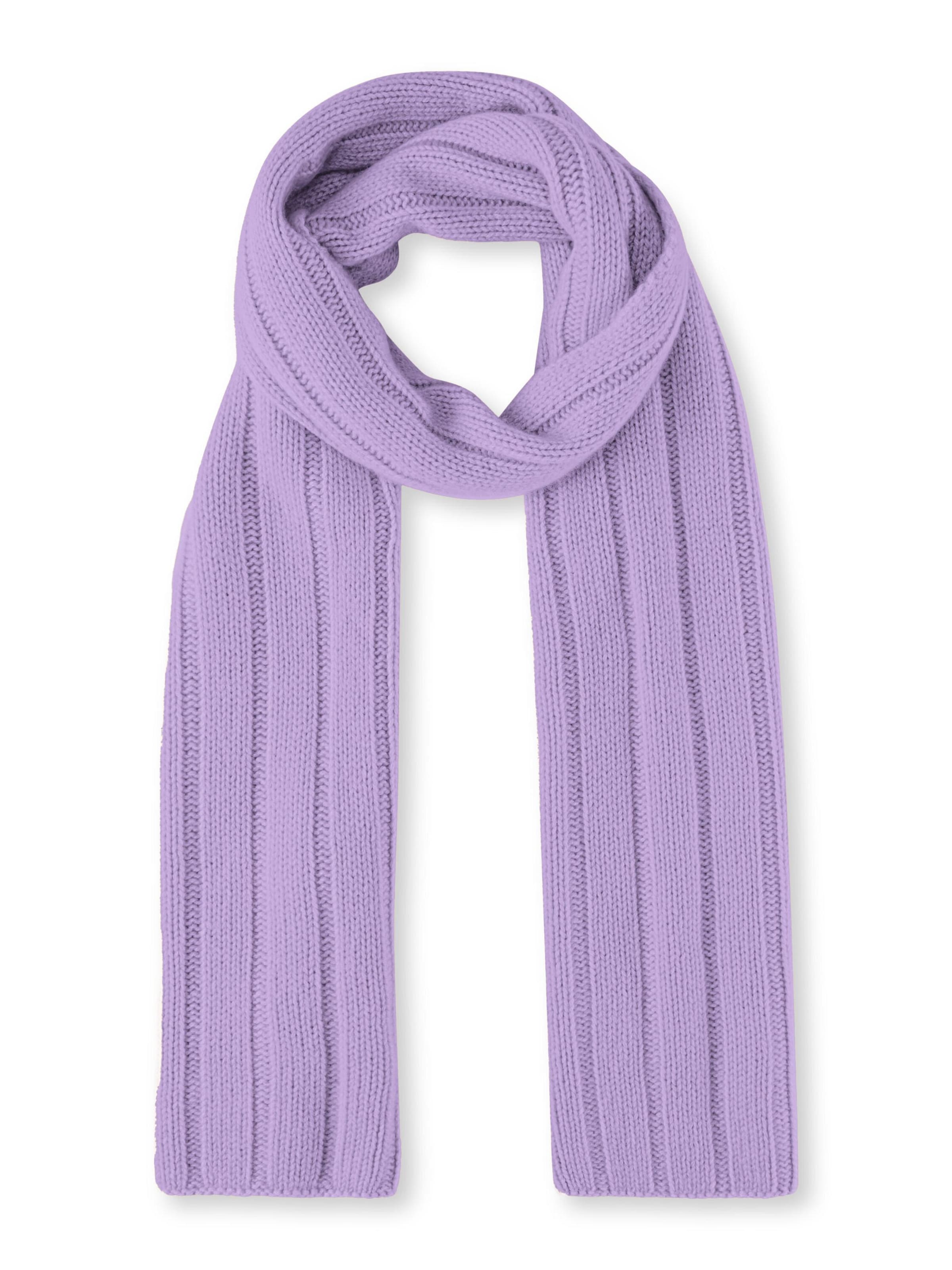 FALKE Scarf 'Pure' in Purple: front