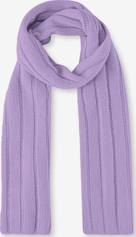 FALKE Scarf 'Pure' in Purple: front