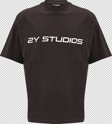 T-Shirt 2Y Studios en noir : devant